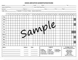 Medication Administration Record Mar School Nurse