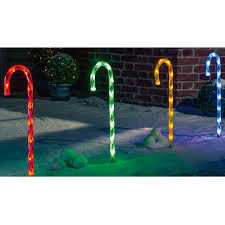 pack of 4 candy cane lights