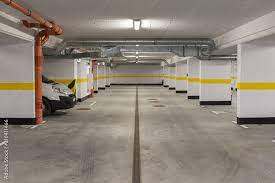Typical Underground Car Parking Garage