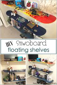 diy snowboard shelves an easy tutorial