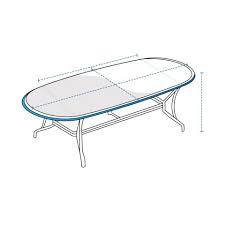 Buy Waterproof Oval Table Cover Design 3