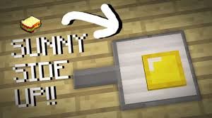 If you are having trouble finding a chicken, you can always summon a chicken using a cheat or you can use a spawn egg. Minecraft How To Make An Egg In A Pan Youtube