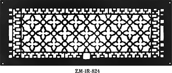cast iron floor ceiling or wall grille