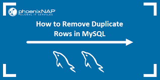 how to remove duplicate rows in mysql