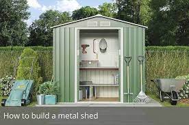 how to build a metal shed waltons