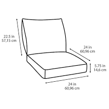 Deep Seat Chair Cushion