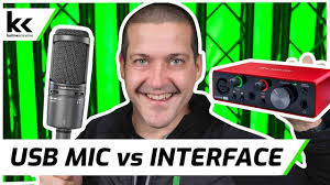 usb microphone vs audio interface