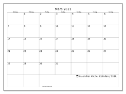 Hämta kalender med helgdagar 2021 för att skriva ut. Kalender 53sl Mars 2021 For Att Skriva Ut Michel Zbinden Sv