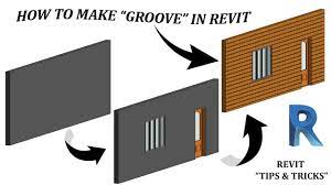 how to make groove in revit beginner