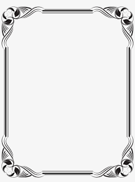 white frame borders design