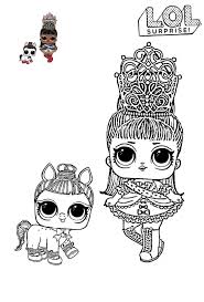 lol surprise dolls coloring pages