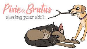 Grumpy Brutus and Happy Lola | Pixie and Brutus Comic Dub - YouTube