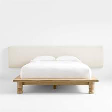 Revival Oak Wood Platform Queen Bed