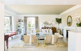 Behr Linen White Luxe Living Room