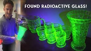 The radioactivity and amount of uranium in uranium glass vary widely. I Found Radioactive Uranium Glass In My Grandparents Cupboard Youtube