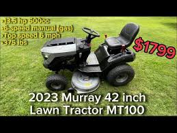 2023 murray mt100 42 inch lawn mower