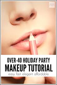 over 40 holiday party makeup tutorial