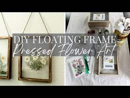 frame pressed flowers diy home decor