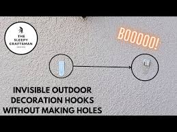 Invisible Hooks For Outdoor Decorations
