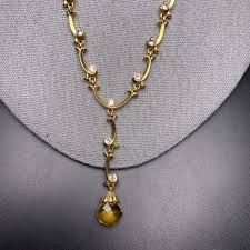 avon vine link chain y drop necklace