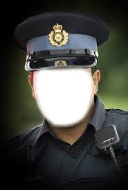 police photo frame effect pixiz