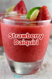 how to make a strawberry daiquiri