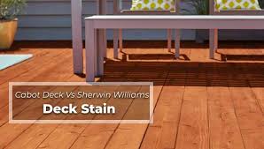 cabot deck stain vs sherwin williams