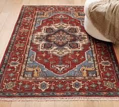 greenwich hand knotted rug pottery barn
