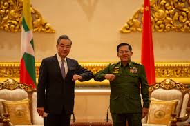 Wang Yi Meets with Myanmar's Commander-in-Chief of Defense Services Min  Aung Hlaing_中华人民共和国驻牙买加大使馆