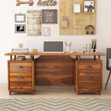 From standard office desks to versatile computer desks, here's how to find a desk that will work as while an office desk performs many functions, it's still a piece of furniture that should complement the. Hondah Rustic Solid Rosewood 4 Drawer 70 Large Home Office Executive Desk
