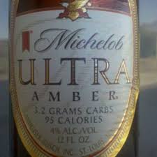 calories in michelob ultra amber beer
