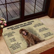 house doormat newfoundland dog merch