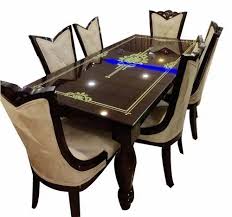 Rectangular Black Glass Dining Table 6
