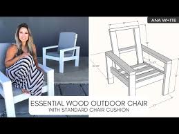 Outdoor Chair Frame With Free Plans