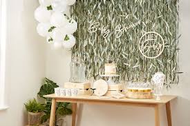 throw an eco friendly baby shower
