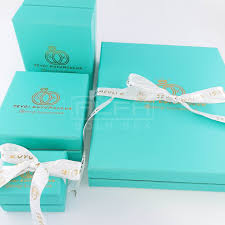turquoise paper jewelry bo with