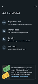 add gift cards to the new google wallet app