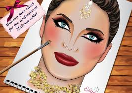 Face Charts For Makeup Artists Bridal Makeup Book Elanoir