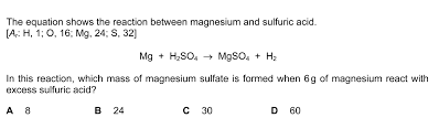 Igcse Chemistry Formulas And