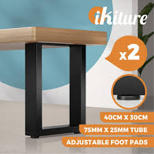 Oikiture 2x Coffee Dining Table Legs