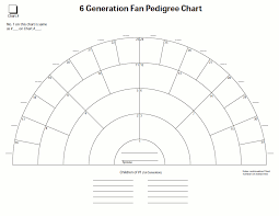 Fan Chart 6 Generations Plus Several Other Charts To Print