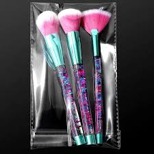 sparkles glitter makeup brushes set