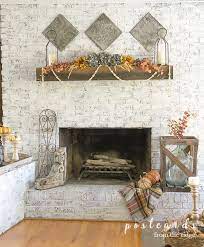 Fall Fireplace Decor Ideas With Warm