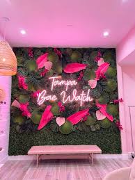 Flower Wall Led Neon Lights Beauty