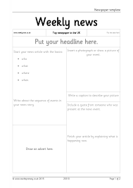You'll find a vast amount of newspaper report templates, powerpoints and worksheets. Eyfs Ks1 Ks2 Newspapers Teachit Primary