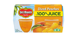 peaches fruit cup snacks in 100 juice