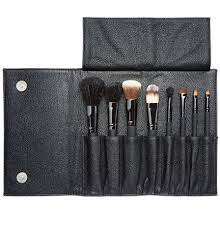 8 piece cosmetic brush set and black