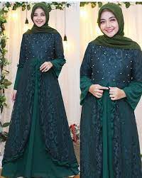 Wanita mana pun pasti di hari bahagianya ingin tampil secantik dan sebagai acuan anda dapat melihat contoh model baju muslim berikut ini, mungkin saja dfarai. Model Gamis Modern Paling Mewah Dan Terbaik 2021 Model Baju Terbaru
