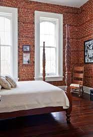 Red Brick Walls A Redwood Floor And