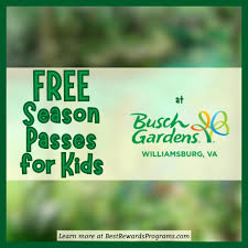 free season pes to busch gardens va